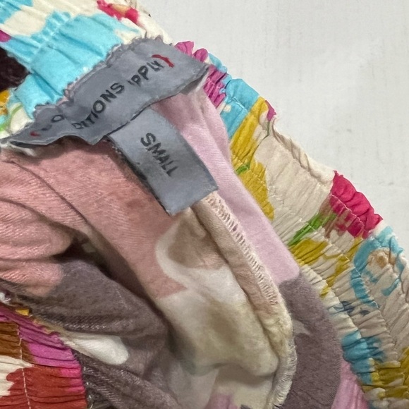 ANTHROPOLOGIE CONDITIONS APPLY FLORAL SATIN WIDE LEG (a134) - Picture 12 of 16